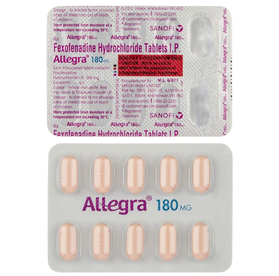 Allegra 180 mg (10 tablet)